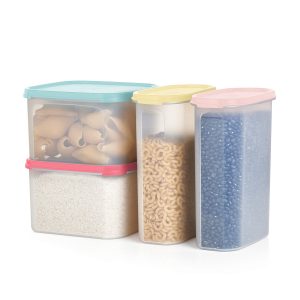 Tupperware® Modular Mates® | 4-Piece Set | Oval 4 & Square 2 Containers