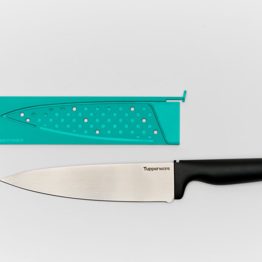 Tupperware® Amazing Series Chef Knife & Locking Sheath | 7.5 in / 19 cm