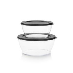 Clearly Elegant® Serving Set of 2
